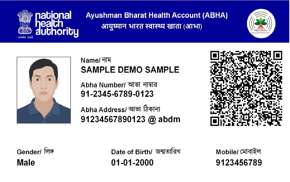 ABHA PVC Card
