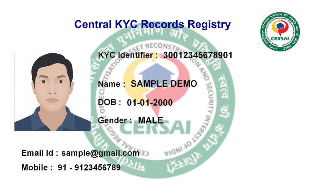 CKYC PVC Card