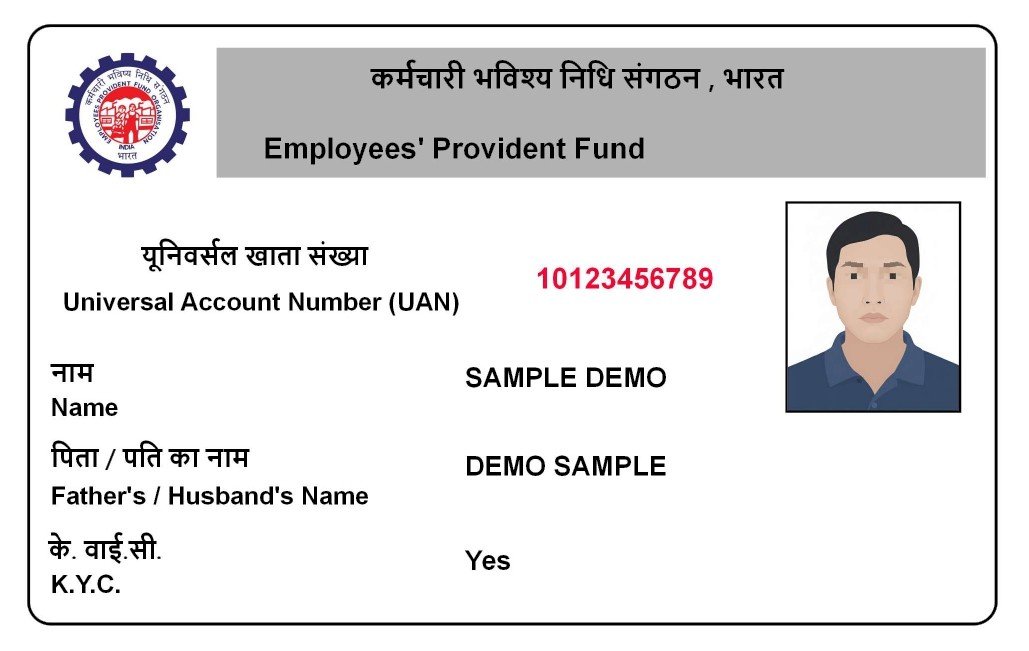 EPFO / UAN PVC Card