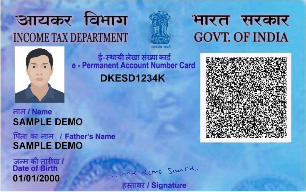 PVC PAN Card